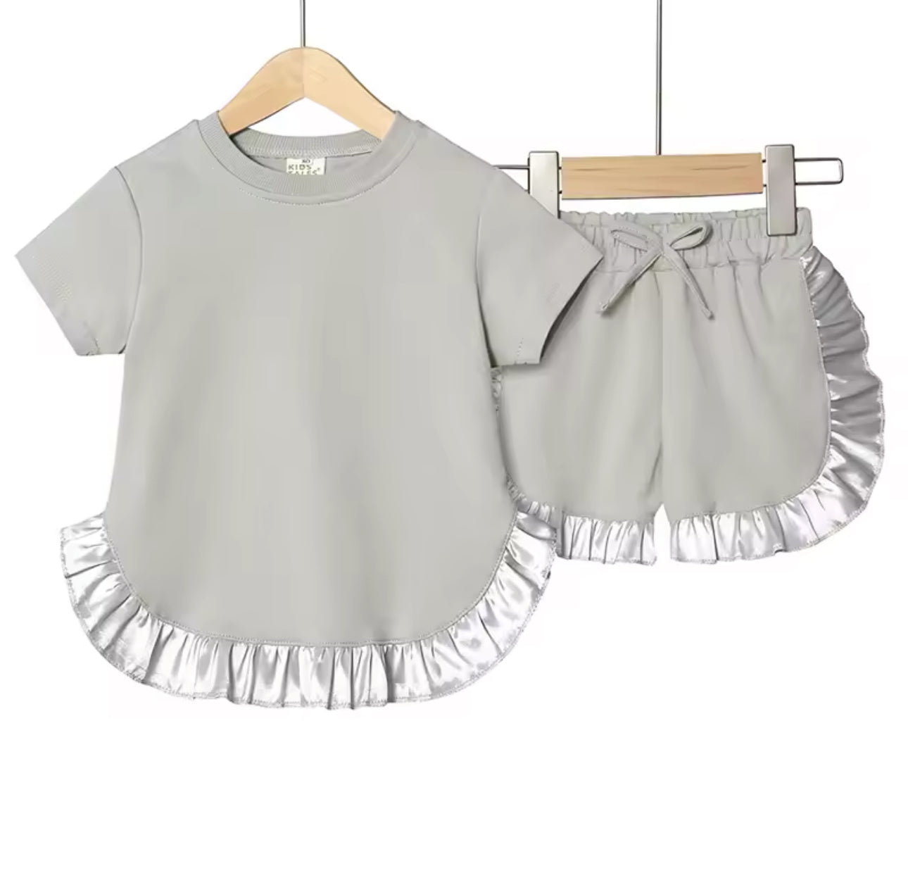 Satin frill Co ord sets -more colours