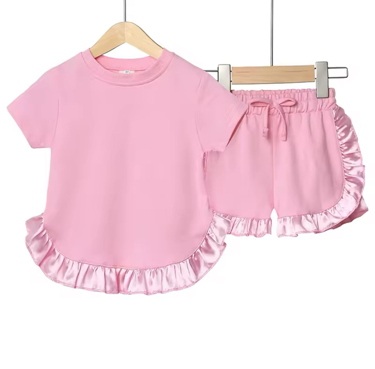 Satin frill Co ord sets -more colours