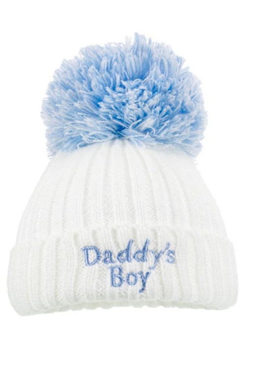 Daddy’s Boy bobble hat